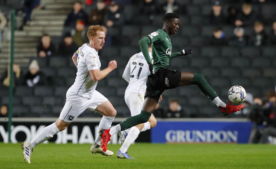 MK Dons v Argyle - Match Gallery