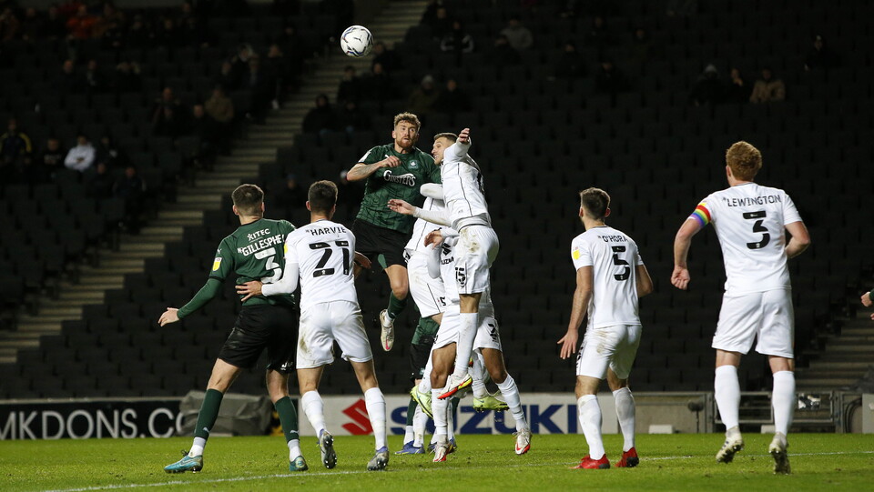 MK Dons v Argyle - Match Gallery