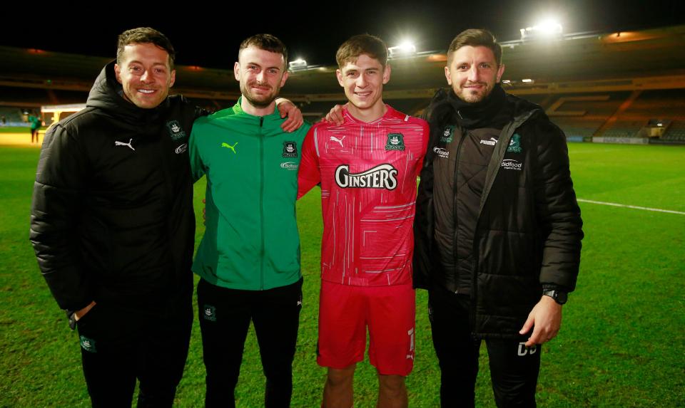 Luke McCormick, Callum Burton, Mike Cooper, Darren Behcet