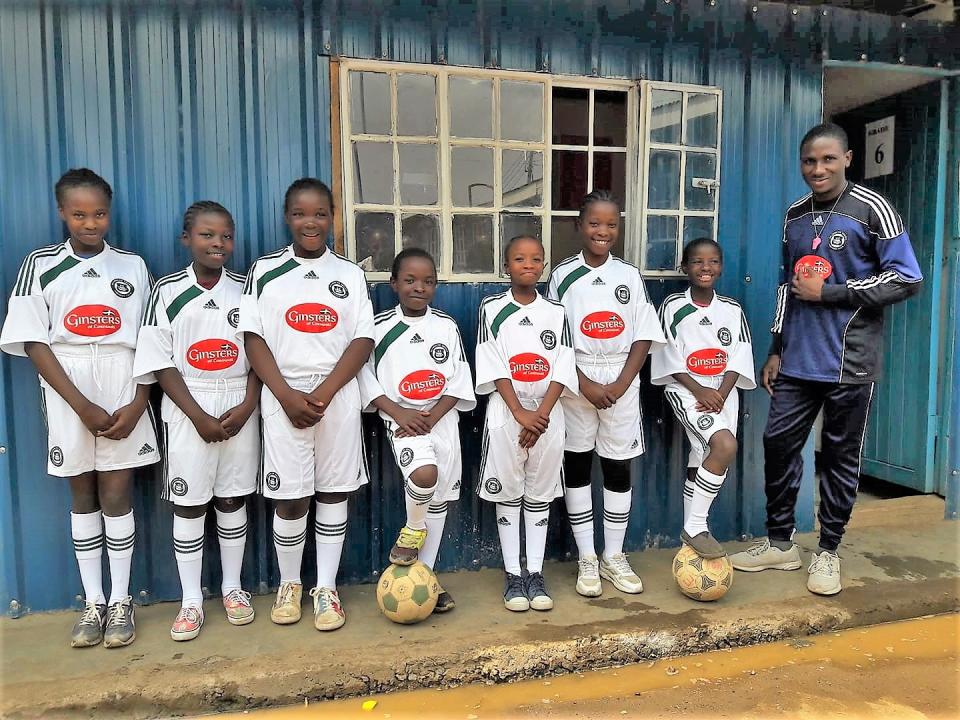 Under 14s Welicar team wearing Argyle kit