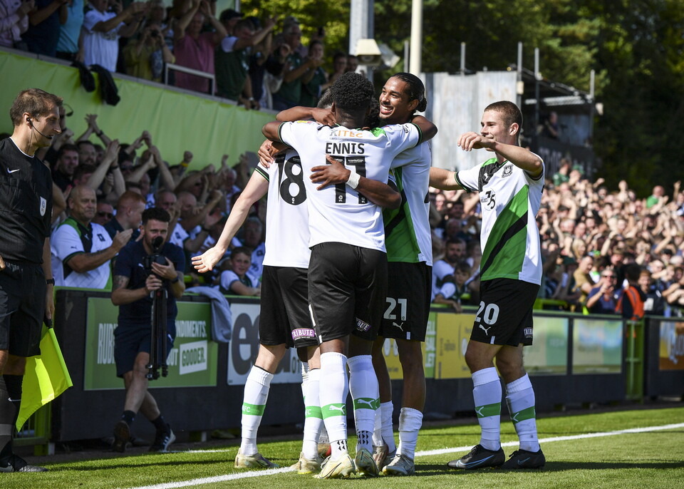 Forest Green Rovers v Argyle