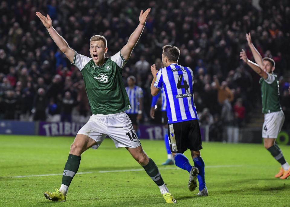 Argyle v Sheffield Wednesday