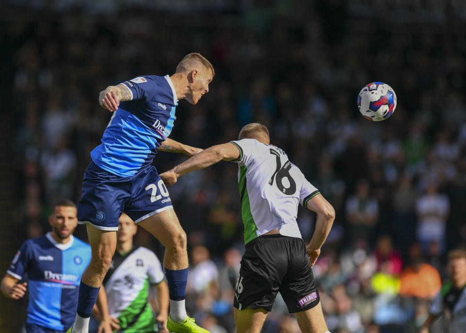 Wycombe Wanderers v Argyle