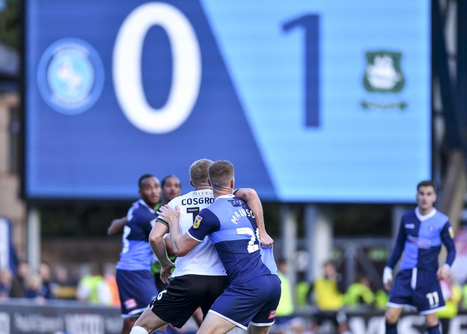 Wycombe Wanderers v Argyle