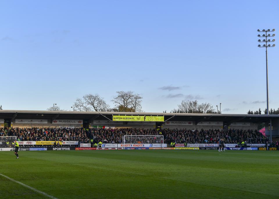 Burton Albion away