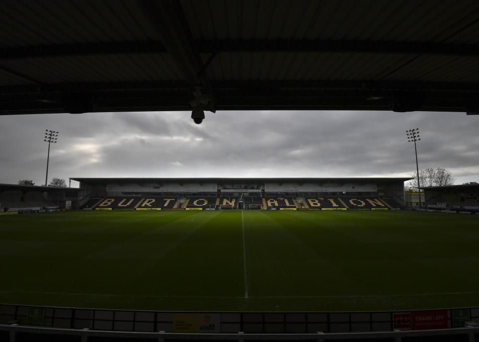 Burton Albion away