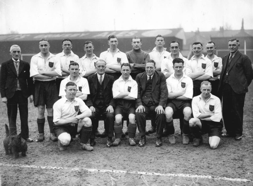 An early Grimsby Town team photo