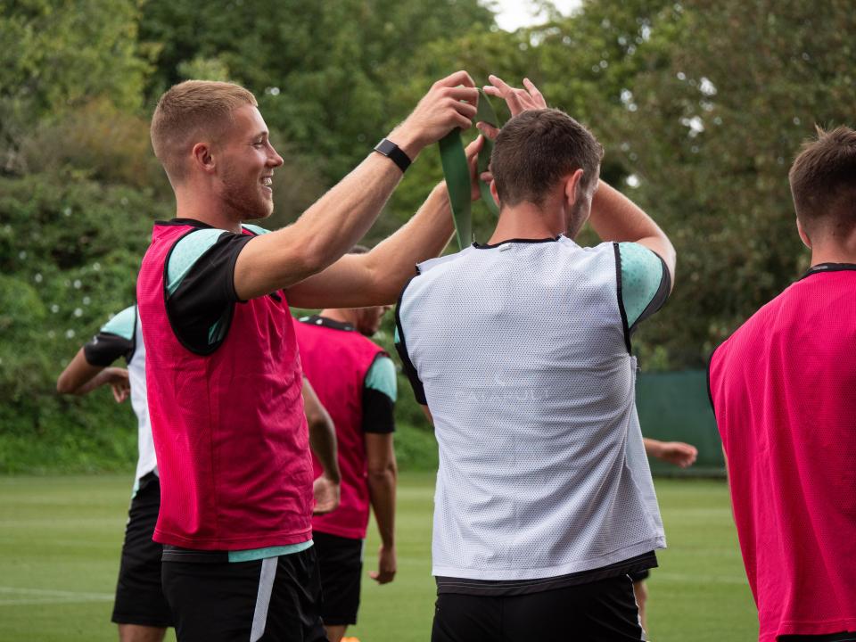 Lewis Gibson and Jordan Houghton