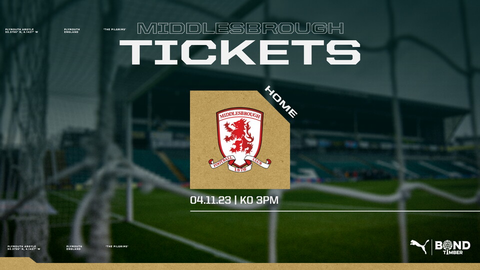 Middlesbrough Tickets 