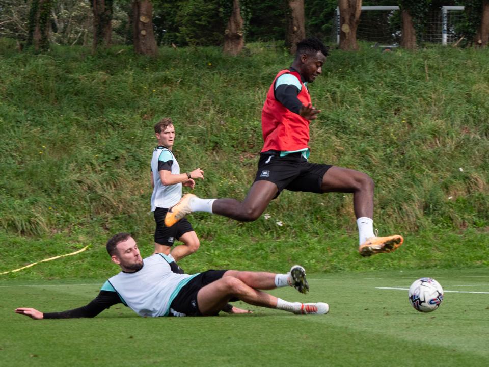 Mustapha Bundu and Macaulay Gillesphey