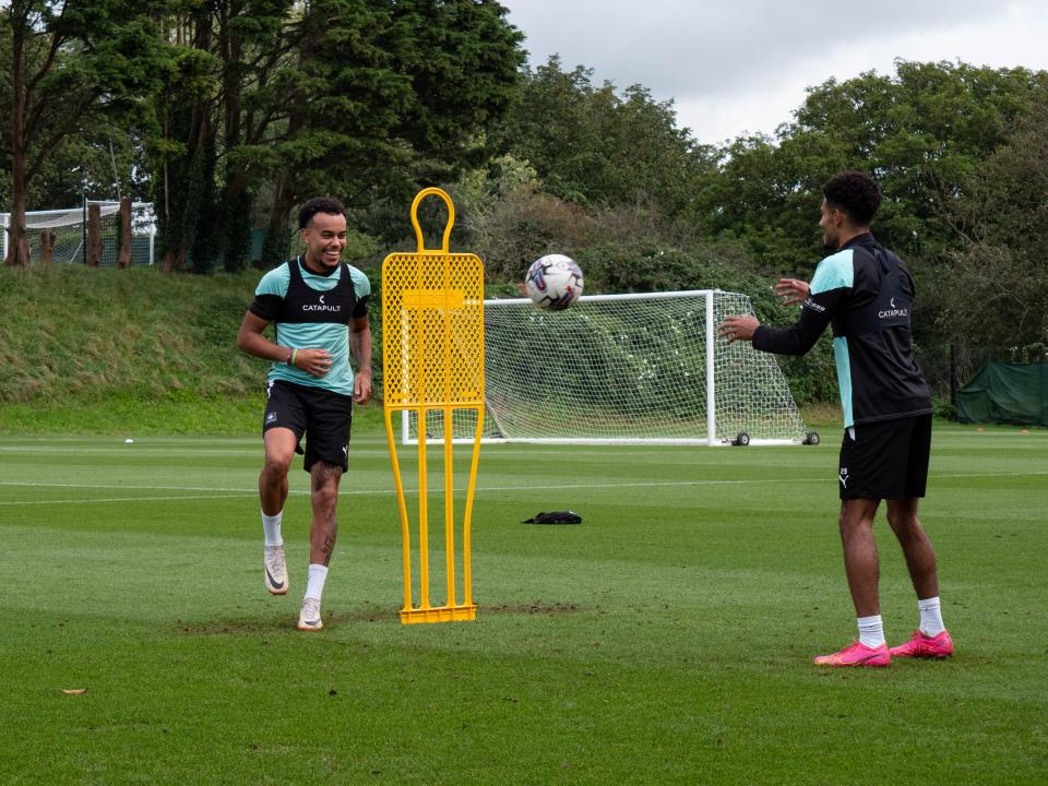 Tyreik Wright and Kaine Kesler-Hayden