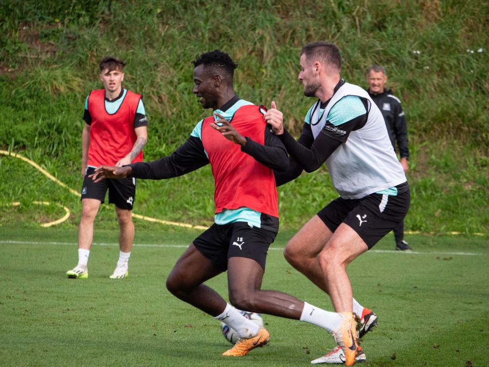 Mustapha Bundu and Macaulay Gillesphey