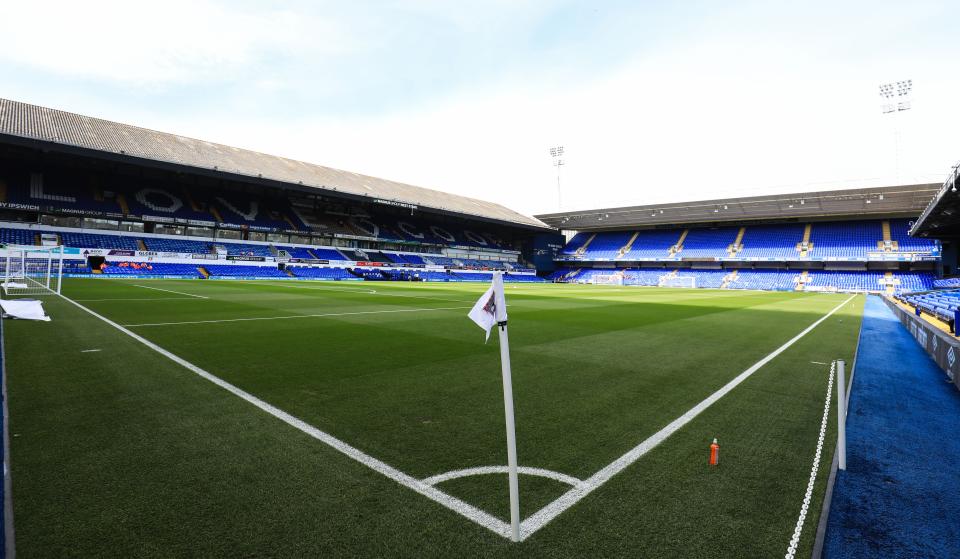 Portman Road, home of Ipswich Town FC