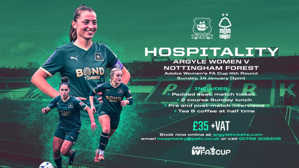 Argyle Women v Nottingham Forest | Hospitality
