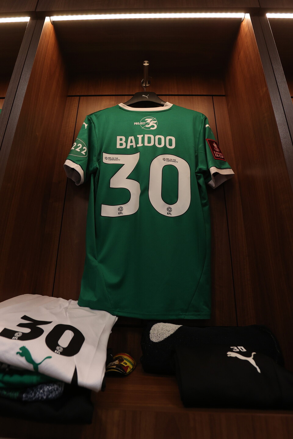 Michael Baidoo's shirt