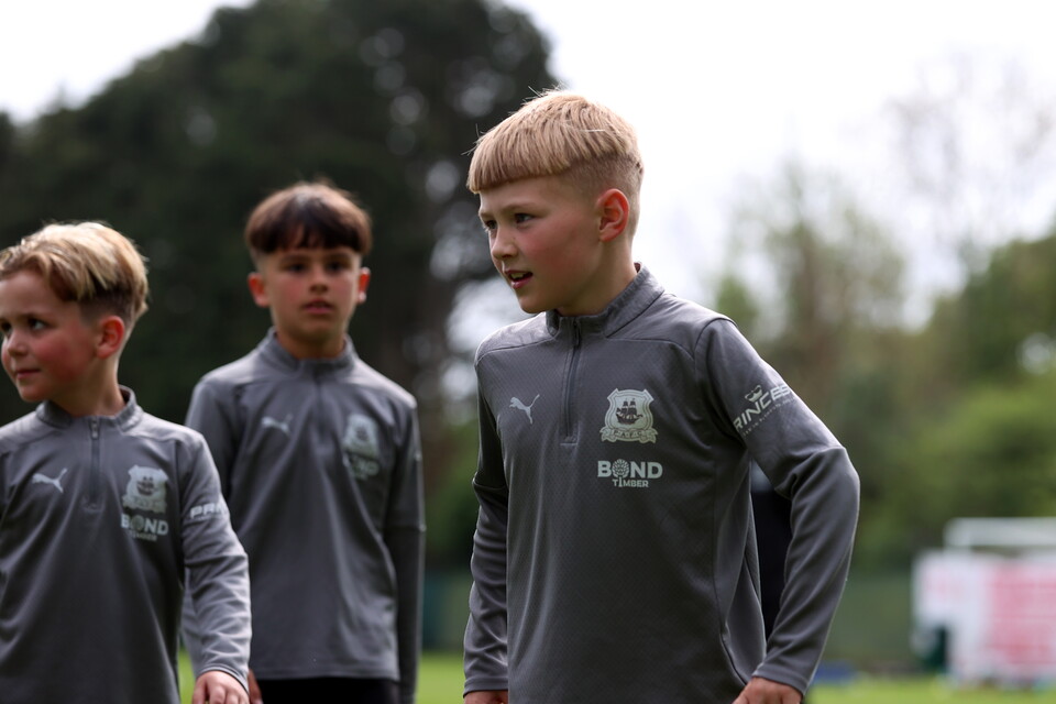 Gallery | Under-8s train with the first-team