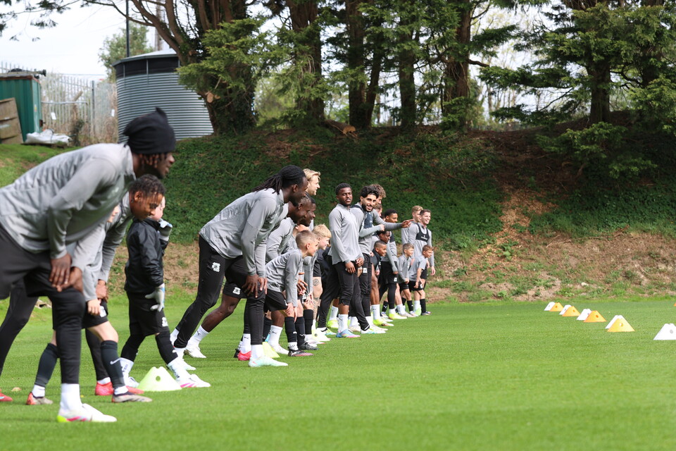 Gallery | Under-8s train with the first-team