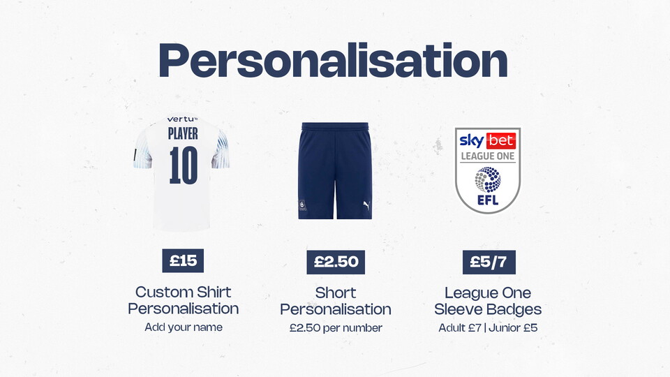 Away Kit Personalisation