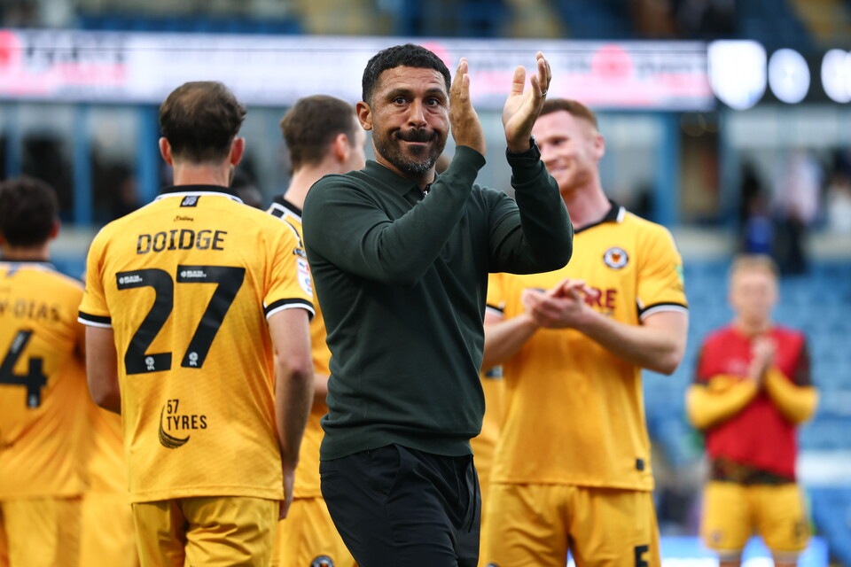 Hayden Mullins of Newport County