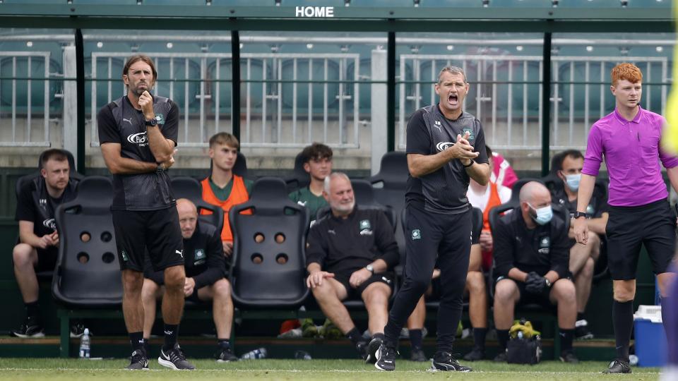 Kevin Nancekivell in the dug-out