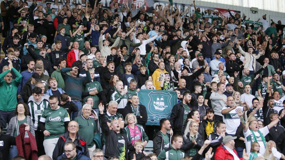 Green Army against Doncaster Rovers