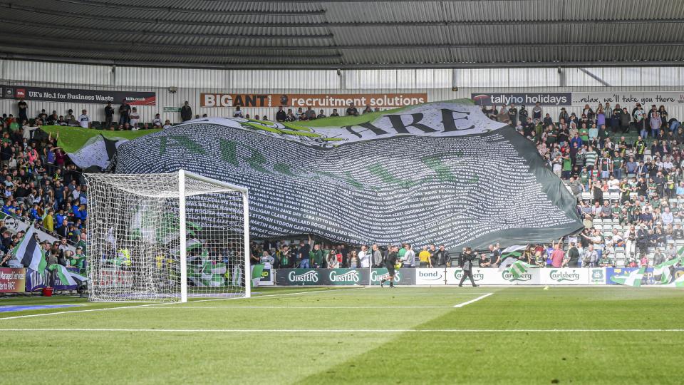 Green Army at Home Park Stadium