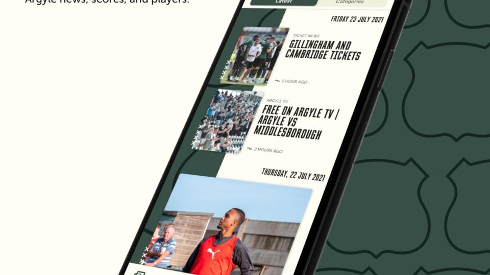 Plymouth Argyle official app