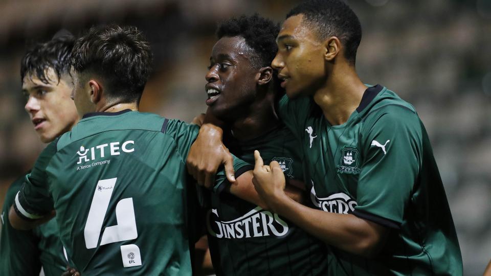 Angel Waruih celebrates scoring the opener