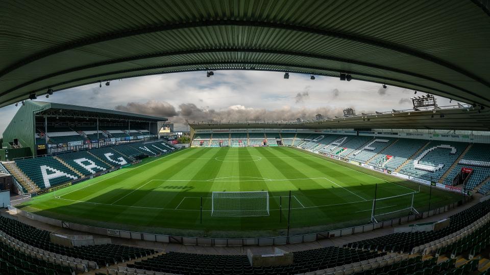 Home Park from the Barn Park End