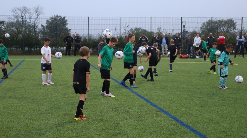 Academy youngsters at the Elite Coaching Hub in Bodmin