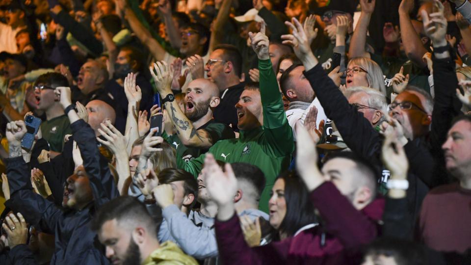 Green Army against Cambridge United
