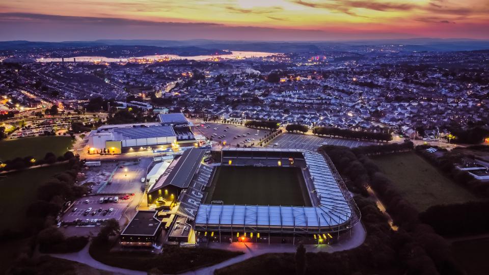Home Park drone imagery