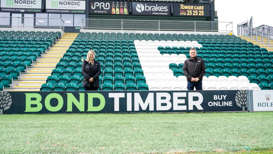 Bond Timber at Home Park Stadium