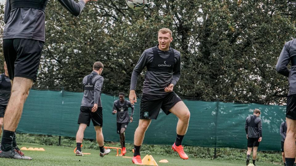 Luke Jephcott in training