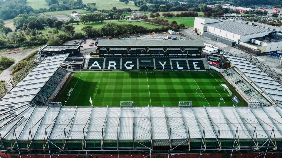 Home Park from above
