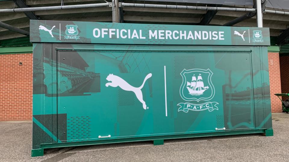 Retail outlet at Home Park Stadium