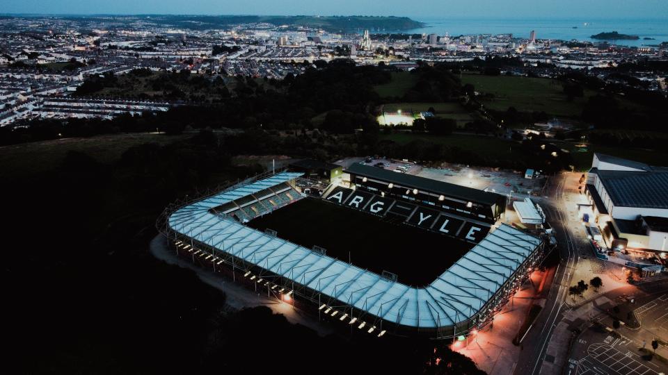 Home Park from above