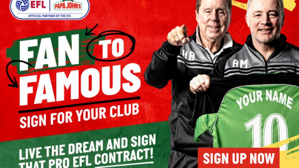 Papa John's Sign For Your Club
