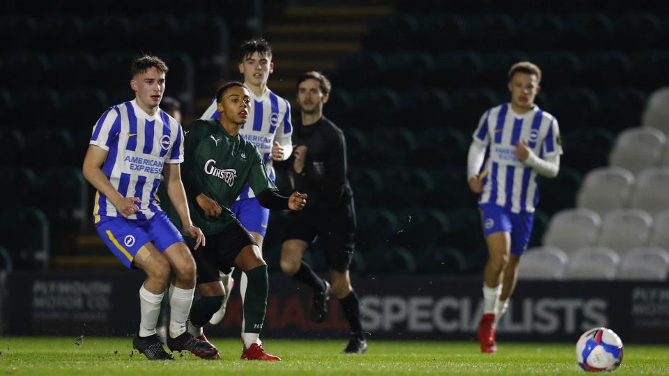 Caleb Roberts in the FA Youth Cup