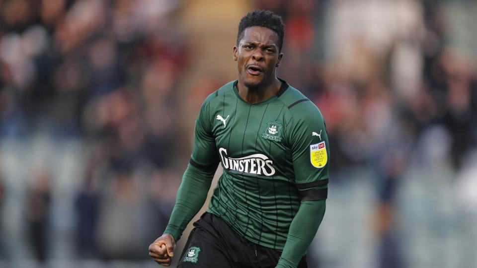 Kieran Agard scores for the Greens