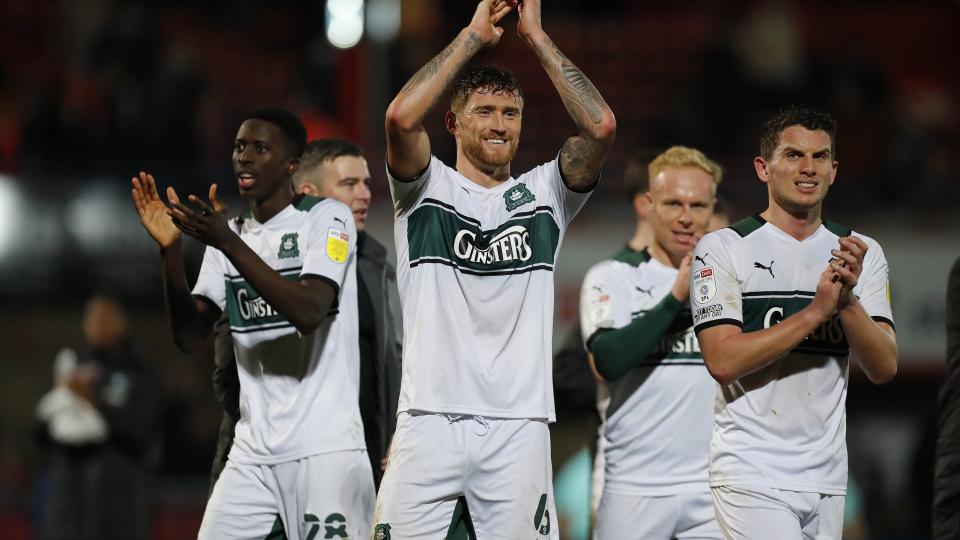 Players celebrate Cheltenham victory