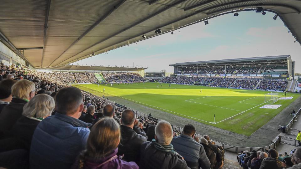 A full Home Park Stadium