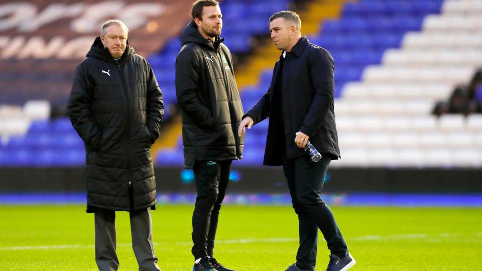 Neil Dewsnip, Mark Hughes and Steven Schumacher at St. Andrew's