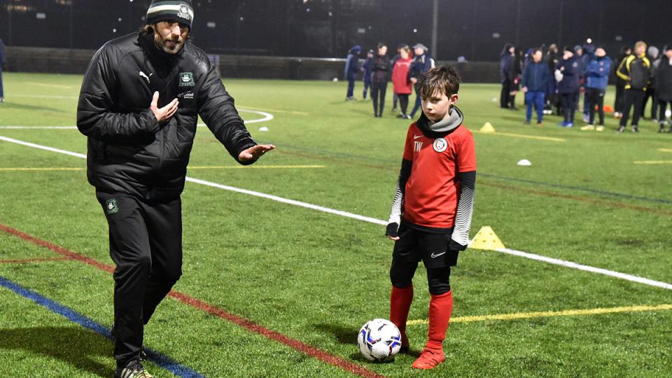 Jamie Lowry at the Elite Coaching Hub launch in Penryn