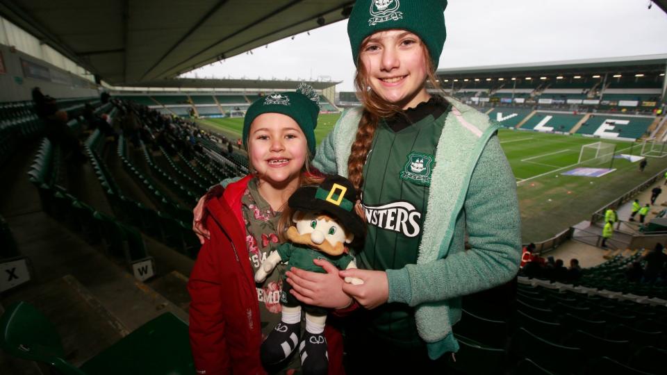 Female supporters at Argyle