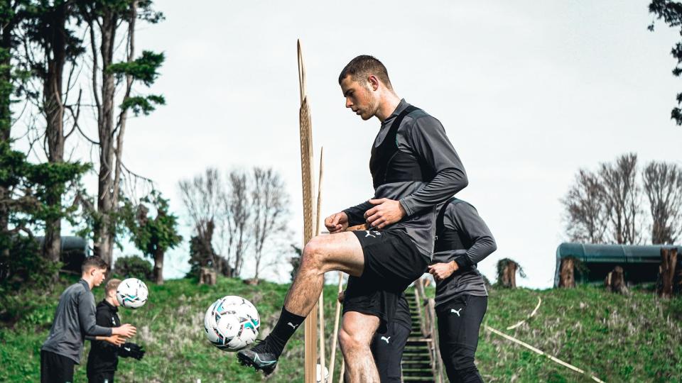 Adam Randell training