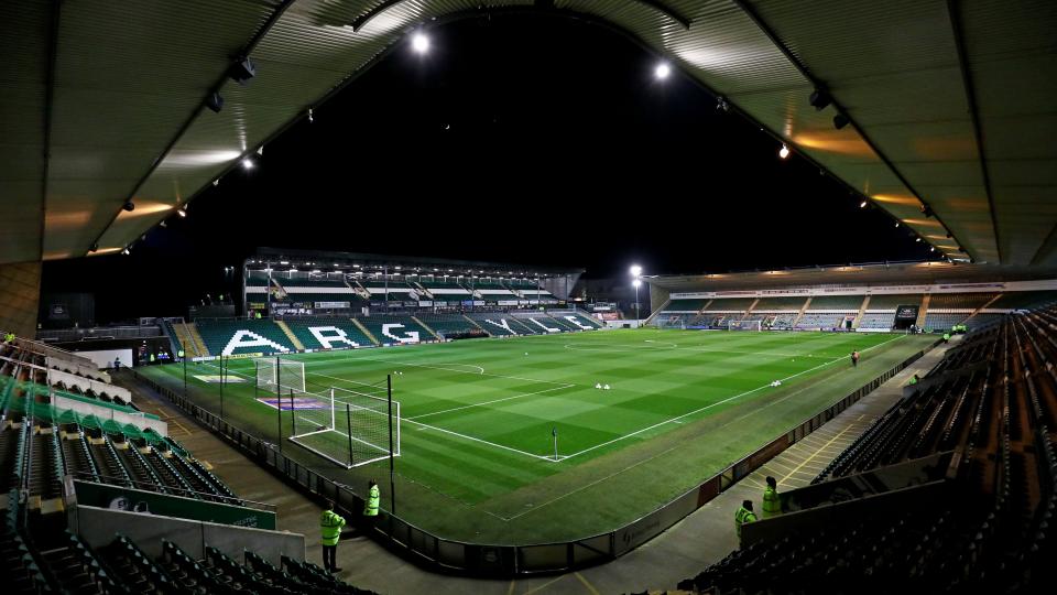 Home Park under the lights