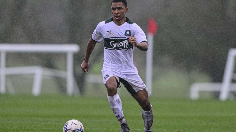 Jeffery Forkuo clears the ball