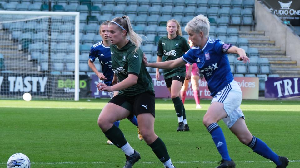 Beth Ireland vs Ipswich at Home Park