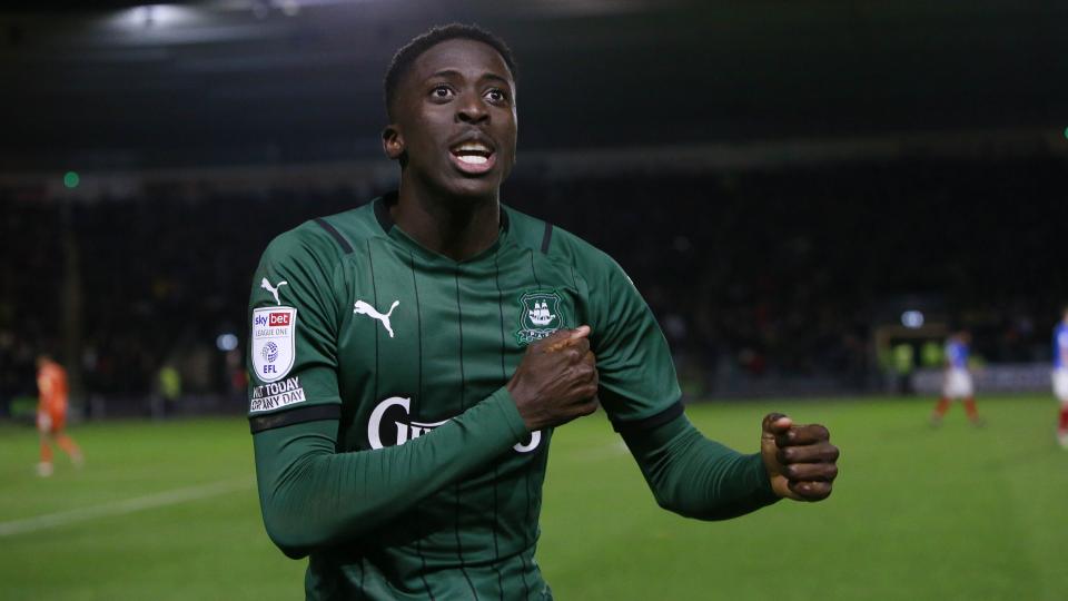 Panutche Camara celebrates at full time